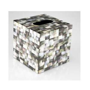 Caja de servilletas de madreperla con diseño personalizado en forma de rectángulo, soporte de pañuelos para servilletas decorativas de mesa, soporte de pañuelos - Product Image 2