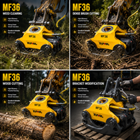 XUVOL Série M MF-36 360 °   Grappin forestier hydraulique rotatif pour excavatrice