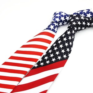 Brand New 100% Silk American Flag Necktie <b>for</b> <b>Men</b> Star Striped <b>Tie</b> <b>for</b> <b>Wedding</b> Business Parties and Performances - Product Image 1