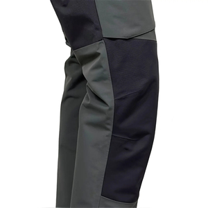 Pantalon cargo élégant pour homme, à boutons, respirant, à séchage rapide, en toile de coton mélangé, pour le travail en extérieur - Product Image 5