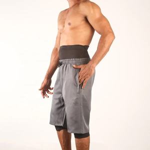 Shorts Awrah pour hommes à séchage rapide, nouvelle collection, dernier design, shorts de bain Awrah Aura pour hommes, shorts Awrah noirs pour hommes, 100% polyester - Product Image 3