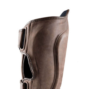 Vente en gros de nouveaux protège-tibias en cuir personnalisés protège-jambes pour Muay Thai MMA Kick Guard - Product Image 4