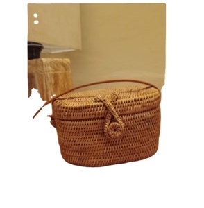 Bolso de Hombro de Mimbre Orgánico de Moda, Tejido a Mano, de Paja, Ganchillo, Macramé, Bolsos de Playa Directamente del Proveedor Indio - Product Image 1