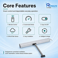 Ouvre-fenêtre électrique commercial à batterie DC24V AC220V pour fenêtres à chaîne