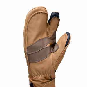 Gants de ski en cuir classiques à 3 doigts Mitaines d'hiver pour le ski et le snowboard Vêtements de motoneige Mitaines - Product Image 2