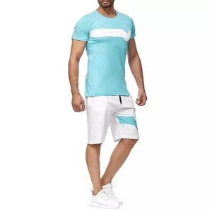 Conjunto de Verano de Dos Piezas para Hombre, Camiseta y Pantalones Cortos de Secado Rápido, Estilo Moderno, Precio al por Mayor - Product Image 3