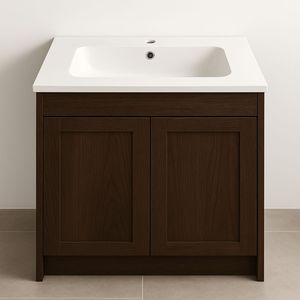Lavabo da incasso in marmo minerale 61x46 cm per installazione armadietto-confezione 1 - Product Image 6