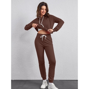 Survêtement facile à porter, vêtements de jogging pour femmes, meilleure qualité, collection hiver, survêtement décontracté deux pièces. - Product Image 4