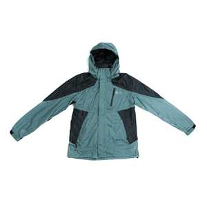 นำทางแจ็กเก็ตกลางแจ้งแบบนิ่มสองชั้นพร้อมคุณสมบัติกันน้ำสำหรับฟิตเนสมีซิปปิดแบบลำลองใส่ด้วยโพลีเอสเตอร์ - Product Image 2