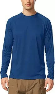 Camisas de pesca de rendimiento ligero para hombre Logotipo personalizado 100% Poliéster Secado rápido UPF50 + Camisas deportivas de manga larga al aire libre - Product Image 5