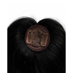 Tiny Topper con flequillo 1.5x1.5 Extensiones de cabello 100% humano - Product Image 3