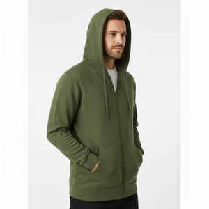 Stylish Men Zipper Hoodie Streetwear Fashion Sportswear Gym Workout Training Full Zip Hooded Sweatshirt Casual Top - Product Image 6