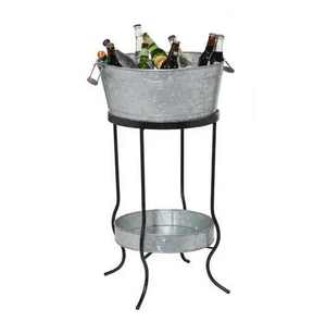 Cubo de hielo antiguo de calidad superior con mango, elegante, duradero y perfecto para fiestas y uso en el bar del hogar - Product Image 6