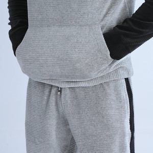 ชุดวอร์มสำหรับผู้ชายชุดวอร์มผ้าฝ้ายเข้ารูป - Product Image 3