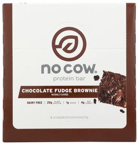 Barras de Proteína Veganas Sin Leche, Sabor Chocolate Fudge Brownie Mejorado, Paquete de 12 - Product Image 3