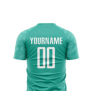 Jersey camisas personalizadas de calidad para niños conjunto sublimación azul amarillo Club alto diseño Logo camiseta equipo fútbol ropa de fútbol - Product Image 5