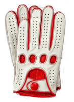 Gants d'hiver unisexes en cuir de chèvre véritable de haute qualité, doublés de polaire, compatibles avec les écrans tactiles, pour la conduite quotidienne en extérieur et le cyclisme