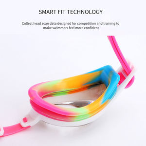 ที่กําหนดเองเป็นมิตรกับสิ่งแวดล้อมความปลอดภัยซิลิโคนกันน้ําเด็กการ์ตูนแว่นตาว่ายน้ําไม่มีแว่นตาว่ายน้ํากันน้ําป้องกันหมอกรั่ว - Product Image 3