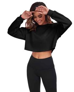 Sudadera de cuello redondo de manga larga de felpa para invierno, estilo Y2K, holgada, transpirable, informal, para mujer, venta al por mayor - Product Image 2