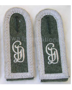 WW2 German Gross Deutschland NCO Unisex Shoulder Boards Pair for <b>Guard</b> Use Essential Winter <b>Uniform</b> Accessory - Product Image 1