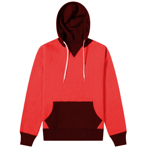 Sudaderas con capucha de bloque personalizadas Color negro y amarillo Alta calidad Elegante servicio OEM Sudaderas de ropa de calle - Product Image 2