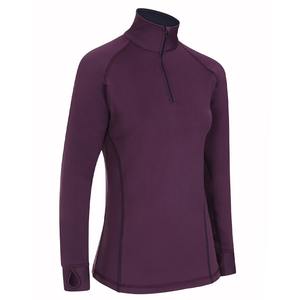 เสื้อโปโลขี่ม้าแขนยาวแห้งเร็วสำหรับผู้หญิง สีตามสั่ง - Product Image 5