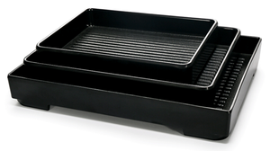 Assiettes de service rectangulaires modernes en mélamine noire pour restaurant, lavables, pour desserts et sushis, personnalisables - Product Image 6