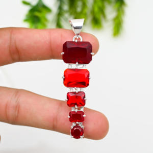 Collar colgante fino con corte de corazón Topacio Plata para boda Compromiso Fiesta Aniversario Regalos - Product Image 2