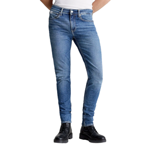 กางเกงยีนส์เดนิมผู้ชายทรงทันสมัย ผ้าฝ้าย 100% ระบายอากาศได้ดี เป็นมิตรกับสิ่งแวดล้อม ทนทาน เหมาะสำหรับใส่ออกกำลังกายหรือใส่ลำลองในฤดูใบไม้ร่วง - Product Image 1