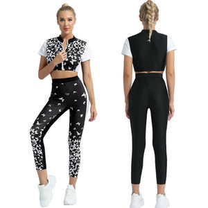 Nouveau design personnalisé 2025 vente en gros de vêtements de sport pour femmes de haute qualité deux pièces pantalon et soutien-gorge Fitness Sports Yoga ensemble - Product Image 6