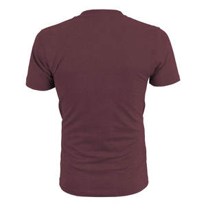 Top vente col en V t-shirts hommes tenue décontracté à manches courtes vêtements de sport t-shirts hauts hommes coton lourd col en V t-shirt - Product Image 6