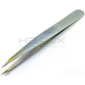 Helrex-Pinzas puntiagudas para depilación de cejas, acero inoxidable, Alemania