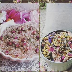 S&Soak Sachets de thé de <span class=keywords><strong>bain</strong></span> floraux naturels faits à la main au citron, à la rose et à la lavande, sels d'<span class=keywords><strong>Epsom</strong></span> de la mer Morte de l'Himalaya, huiles essentielles, soins du corps et des pieds - Product Image 5