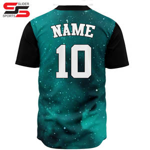 Custom High Quality Baseball Jersey Full Button Sublimation Uniform for Men Women Youth Softball Usage Blank Pattern - Product Image 2