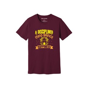 T-shirt 100% coton avec impression de thèmes de bouddha Style décontracté 12 options de couleur 160-180 Placement de conception personnalisable GSM lourd - Product Image 1