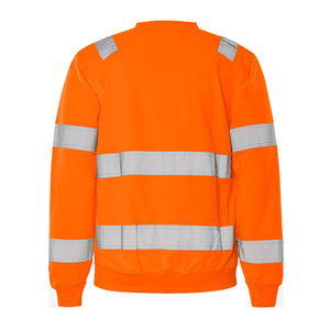 Sweat-shirts de travail à manches longues personnalisés en gros, haute visibilité, réfléchissants - Product Image 2