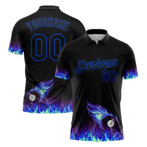 Superventas alta calidad reversible Polo Snooker y fútbol Jersey hombre sublimación impresión Jersey - Product Image 4