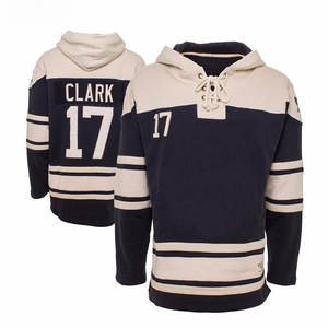 Sweat à capuche de hockey unique personnalisé de haute qualité 100% polyester polaire respirant équipe maillot de hockey sur glace surdimensionné hiver - Product Image 5