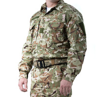 Camouflage hommes à manches longues séchage rapide chemise tactique hommes vêtements formation chasse porter Camping chemises