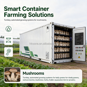 Serre conteneurisée pour la culture de champignons, système de culture automatique, équipement d'agriculture intelligente, usage commercial - Product Image 1