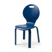 Chaise empilable ergonomique moderne en contreplaqué de bouleau ARSU, laquée, pour bébés et enfants, idéale pour l'école et l'hôtellerie – Offre Spéciale