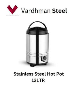 Manufacturer's 12 LTR Unbreakable BPA Insulated Water <b>Jug</b> Large Hot/Cold/Ice Bucket with Press Button for Camping Coffee <b>Milk</b> - Product Image 4