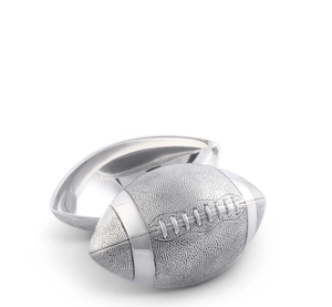 Bols attrayants de conception de football en métal en laiton AK en argent bol de service fini antique pour accessoires de cuisine/vaisselle - Product Image 1