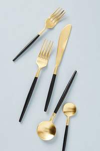 Livraison rapide 18/10 acier inoxydable miroir fini poignée couverts couverts quantité minimale de commande 100 ensemble pour mariage et fête de noël couverts - Product Image 2