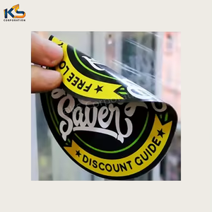 Cadeaux promotionnels personnalisés sous diverses formes autocollants de fenêtre imprimés double face autocollants personnalisés pour la décoration - Product Image 2