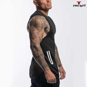 Mejor Diseño Personalizado Profesional Popular Gimnasio Entrenamiento Sin Mangas Ropa Deportiva Casual Material de Algodón Transpirable - Product Image 2