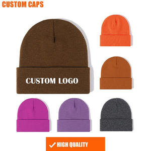 หมวกบีนนี่ไหมพรมอะคริลิก 100% คุณภาพสูงสำหรับฤดูหนาว พิมพ์โลโก้ตามสั่ง ขายส่ง สำหรับผู้ชายและผู้หญิง - Product Image 6