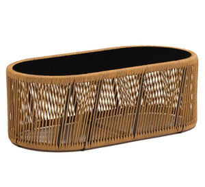 Juego de sillas y mesas de lujo hechas de marcos de aluminio con tejido de ratán sintético para uso en interiores y exteriores - Product Image 4