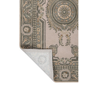 พรมขนสัตว์และวิสโคสทอมือลาย Kora Ivory หนา 10 มม. ลายแบบนามธรรม สำหรับใช้ในบ้าน-Top-179 พรมห้องนั่งเล่นสำหรับทางเดิน - Product Image 5