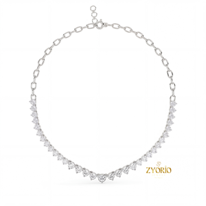 Collar con Colgante de Diamante Cultivado en Laboratorio de Lujo, Plata 925, Oro, Certificado IGI, Joyería Fina Personalizada para Mujer, Fabricante - Product Image 6